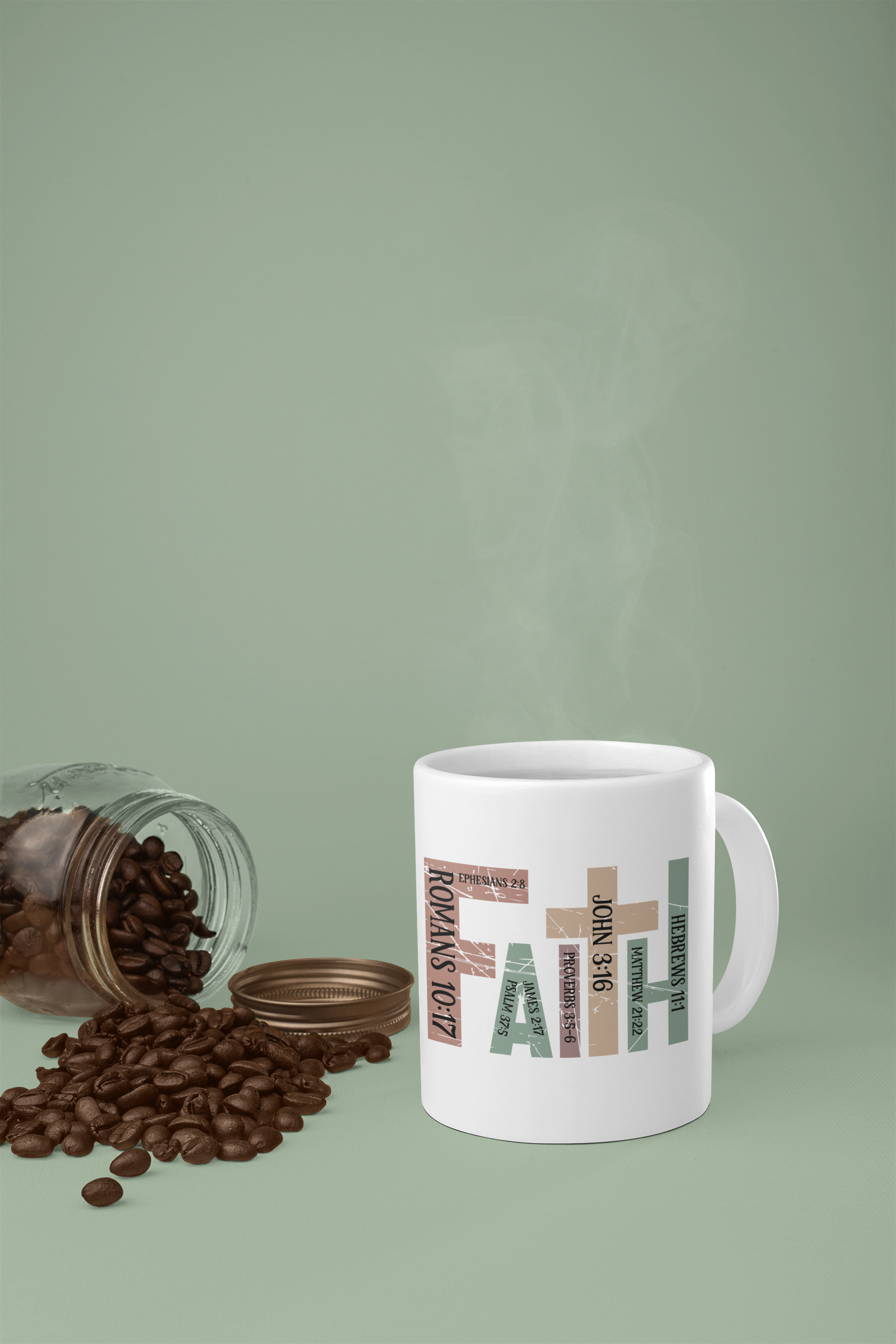 Cut Out Faith Coffee Cup