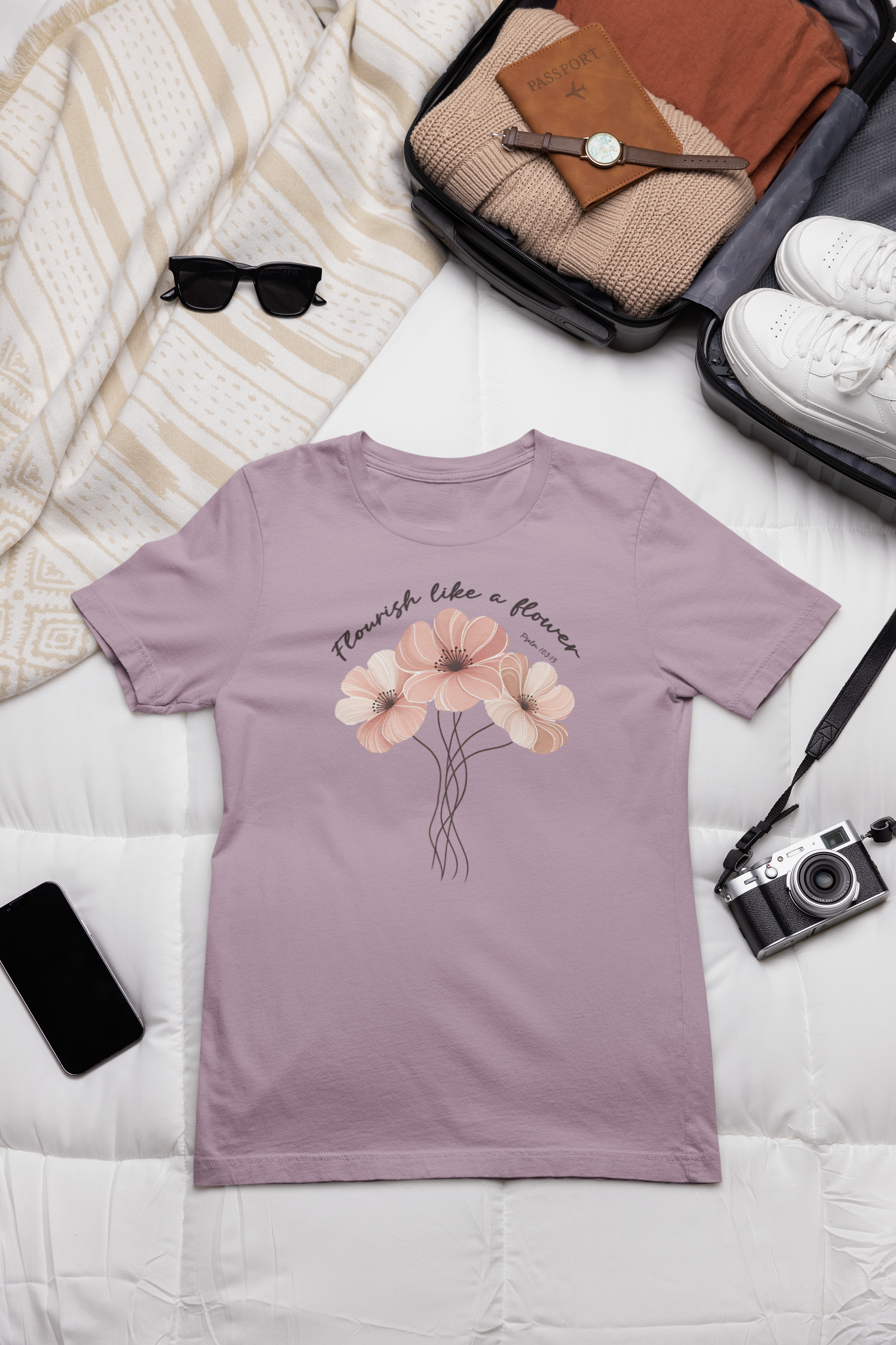 Flourish Like A Flower Tee