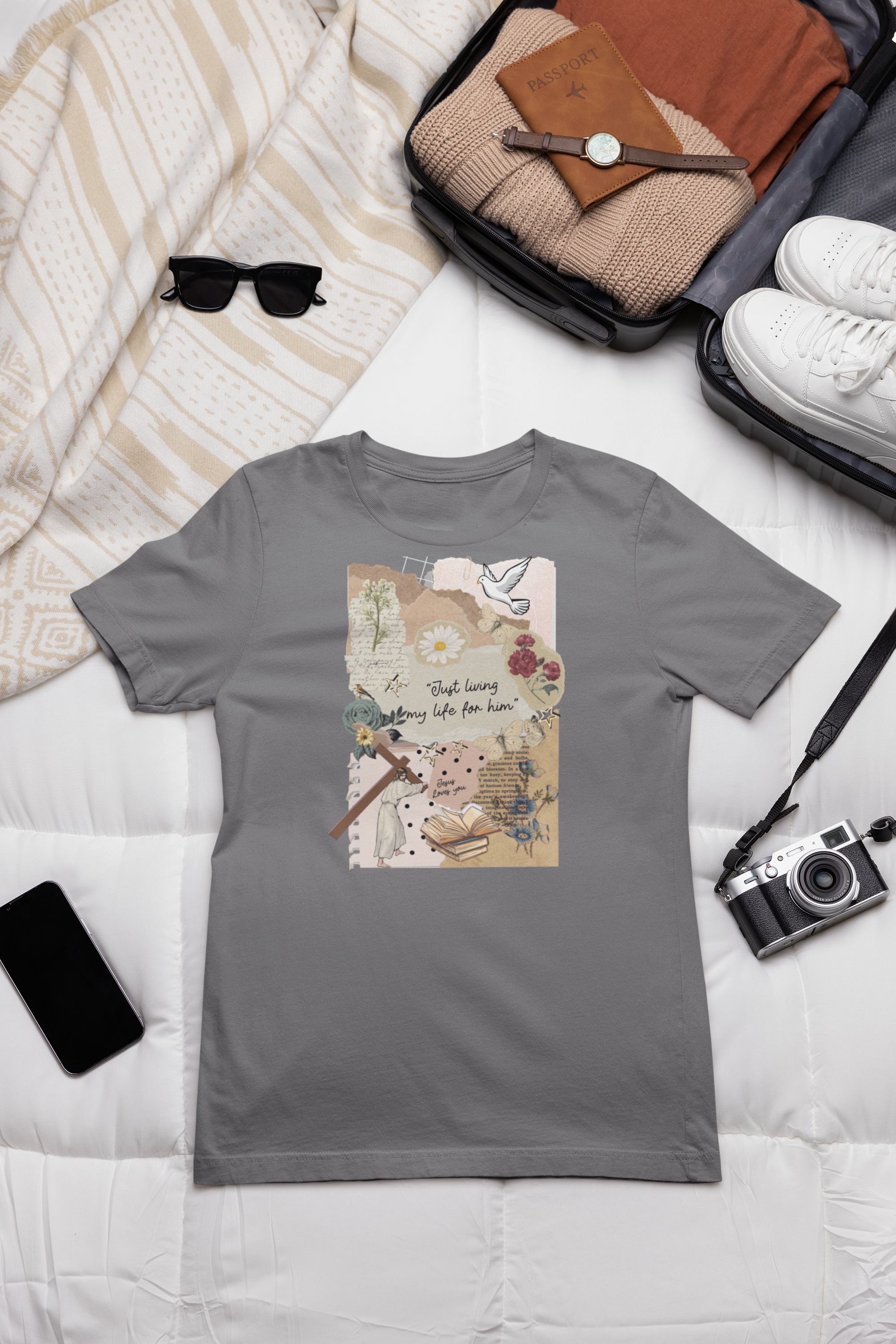 Living My Life For Him Tee